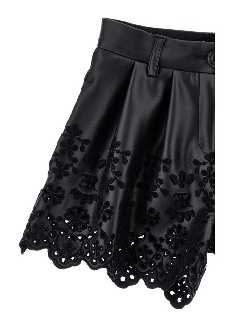 Shorts con pizzo sangallo ERMANNO SCERVINO JUNIOR | Z1H410 89710050
